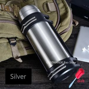 3L/2L High capacity Stainless steel thermos Fashion everyday outdoorautomotive water thermo cup Portable insulation Vacuum cup2026