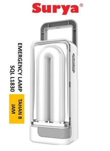 LAMPU EMERGENCY Portable SQL L1830 18 SMD LED Rechargeable TAHAN HINGGA 8 JAM