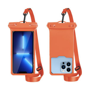 กระเป๋าโทรศัพท์กันน้ำป้องกันการตก3Dเคสโทรศัพท์ TPU หน้าจอสัมผัสสำหรับว่ายน้ำลอยเรือดำน้ำที่จับโทรศัพท์เดินป่าแม่น้ำ