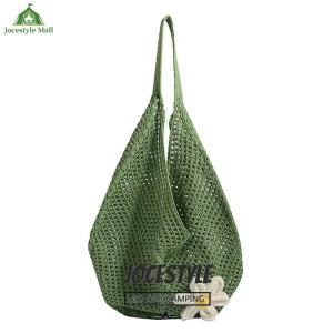[Jocestyle Mall]Women Girls Woven Straw Large Capacity Hollow Tote Bag Flower Beach Handbag for Work Shopping Travel Daily