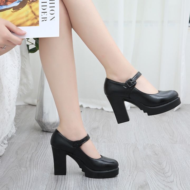 ELLE Black Block Sandals 3 Inch Heels Price in India, Full Specifications &  Offers | DTashion.com