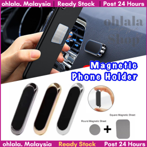 OHLALA MALAYSIA❤️ Magnetic Car Phone Holder Universal Paste Stand Car Mount Dashboard magnet holder handphone holder car phone stand holder dashboard 车手机支架