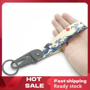 🚚【Local Express Delivery】🚚 Japanese Car Keychain Nylon Thermal Transfer Key Ring Strap Lanyard Modified Auto Pendant Key Rope