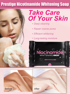 Niacinamide Whole Body Whitening Soap Milk Silk Essence Soap Handmade Bath Soap Perfume Soap Essential Oil Soap Deep Cleansing Exfoliator Body Wash 烟胺美白肥皂