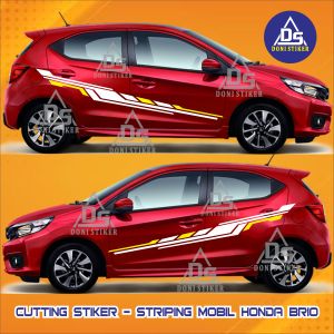 Stiker Mobil Striping Mobil Honda Brio Kode 01