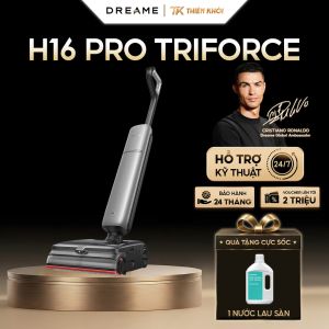 Máy Hút Bụi Lau Nhà Dreame H16 Pro TriForce | 30.000Pa Hơi Nước 200°C Chống rối Ngả Phẳng 180°