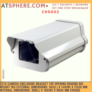 CCTV Camera Metal Outdoor Enclosure Bracket Top Opening Housing Casing Big 365 x 140 x 115 mm 1KG CHS002