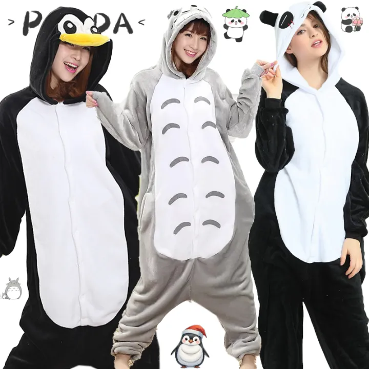 Kigurumi Totoro Onesie Women Anime Cosplay pajama Adult Animal