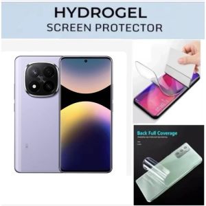 ANTI GORES HYDROGEL FULLSET CLEAR VIVO IQOO 13 5G X200 5G X200 PRO 5G X100 5G X100 PRO 5G BENING DEPAN BELAKANG SCREEN GUARD JELL DAN PELINDUNG BELAKANG ANTI JAMUR