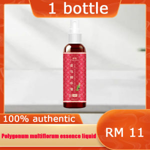 Black Hair Shampoo Polygonum Multiflorum essence spray Anti falling Fixed Flexible Hair Soothing Scalp White Hair Blackening essence 100ml