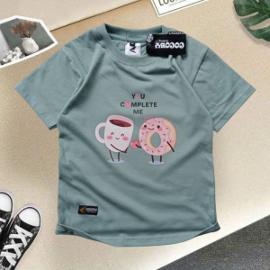 Baju kaos distro anak perempuan premium reguler usia 1 sampai 8 tahun