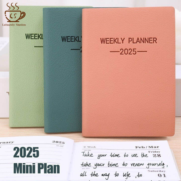 2025 Mini Pocket Planner Notebook 365 Days Notepad Diary Notebook Day