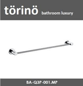 torino Premium Bathroom Accessories Stainless Steel 304 60cm/600mm Single Towel Bar/Towel Rail Q3P Series Rak Tuala 浴室毛巾架