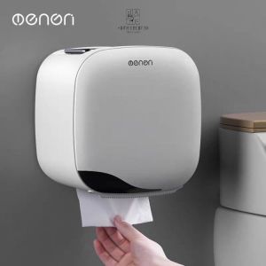 Hộp Đựng Giấy Vệ Sinh Treo Tường Cao Cấp OENON Hộp Đựng Khăn Giấy Kệ Để Đồ Nhà Tắm Thông Minh Chống Nước Không Cần Khoan Tường Nhựa ABS