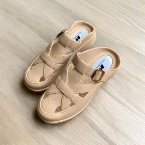 Sandal Jelly Wanita Terbaru/ Sepatu Wedges Karet Cewek Kekinian/ New Barlun 2402-BML Jelly Import