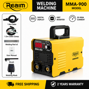 REAIM Welding Machine Portable Grinder and Drill Set With Jigsaw Inverter IGBT MMA 950