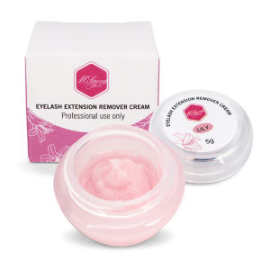 Misslamode ครีมกำจัดขนตาครีมว่านหางจระเข้ง่าย/กลิ่นกล้วยเครื่องกำจัดกาวระคายเคืองต่ำสำหรับผิวแพ้ง่าย5กรัม