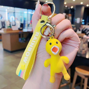 2023 thời trang Anime roblox cầu vồng bạn bè Móc Khóa Silicone nhiều vai trò mô hình Túi đồ chơi đồ treo trang trí