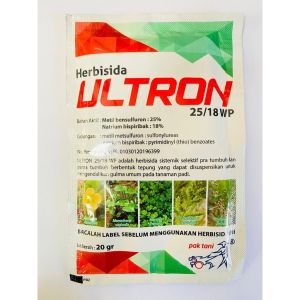 Herbisida Pengendali Gulma Padi ULTRON 25/18WP isi kemasan 20gr dari PAK TANI