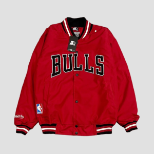 Jaket Chicago Bulls Varsity Baseball Series Full Embroidery - Akar Official Shop