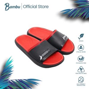 Block Slide Ad Black Black Red Mens Slides