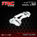 TRC Racing 2 POT Radial Brake Caliper Bracket CNC for Honda Click v1 v2 v3 125 / 150 8030. 