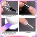 Glue Gel ANSC (cần hơ đèn) - Glue gel 6 in 1 Born Pretty - Gel dán móng đính đá, cứng móng, ẩn hoa khô xà cừ 15ml. 