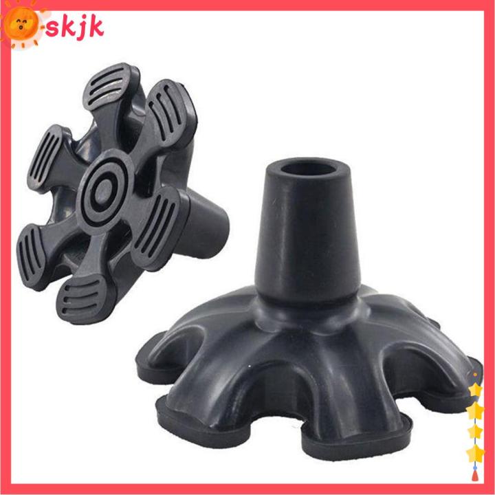 SKJK 6 Support Cane Tips Universal Replacement Rubber Foot Portable ...