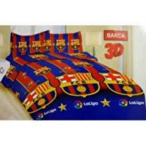 SEPREI SET BANTAL DAN GULIING MOTIF BOLA BARCELONA/SPREI DISPERSE/SEPREI 3D TERLARIS HIGH QUALITY