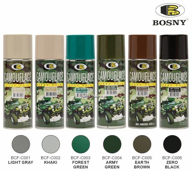 Bosny Camouflage Spray Paint Lazada PH