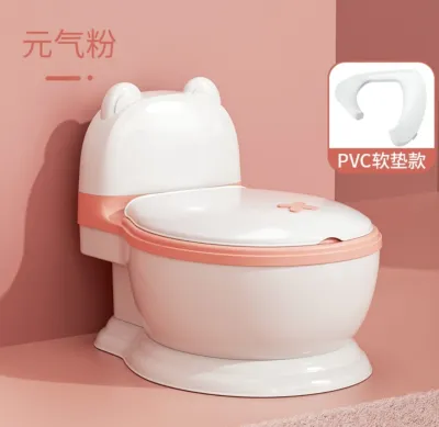 Bear Potty Infant Young Children Toilet Small Boy Girl Baby Special Toilet Urinal Potty 婴幼儿童坐便器小男孩女宝宝专用马桶厕所尿桶便盆 Tandas Bayi Kanak-Kanak Kecil Tandas Kanak-Kanak Bayi Lelaki Perempuan Tandas Khas Bayi Tandas Kencing
