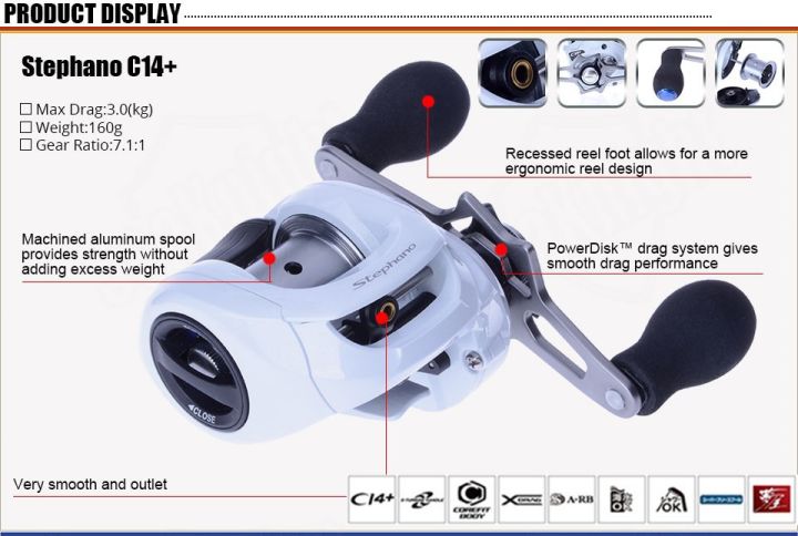 SHIMANO STEPHANO CI4+ 201 LEFT BAIT CASTING REEL NEW 2021 | Lazada