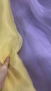 Vải voan kính mỹ loại mềm có độ phồng may đầm váy làm hoa phụ kiện