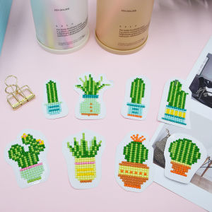 สติ๊กเกอร์เพชรเด็ก 5D สุ่มสติ๊กเกอร์ทำมือ DIY สัตว์การ์ตูนเต็มไปด้วยเพชร