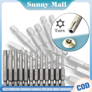 12PCS Mata Obeng Bintang/Mata Obeng Torx/Hex Shank T5-T40 5cm Untuk Alat Pertukangan Bits