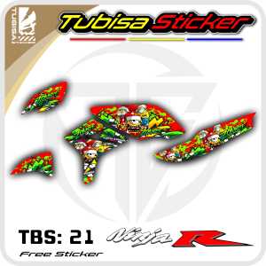Sticker Striping Kawasaki Ninja R/SS - Stiker Striping Variasi Motor Ninja R/SS. TBS.SF.21