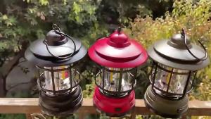 Camping Light USB Rechargeable LED Camping Lamp Warm Light Outdoor