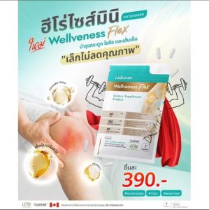 ส่งด่วน เวลเฟล็กซ์ 20 cps บำรุงกระดูก ไขข้อ และเส้นเอ็น อาหารเสริมเพื่อสุขภาพ ข้อต่อ กระดูกอ่อน ต้านอนุมูลอิสระ