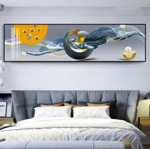 Tranh tráng gương treo tường nghệ thuật khổ ngang đẹp sắc nét đến từng chi tiết.