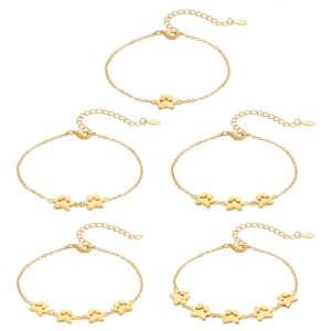 กำไลข้อเท้าสัตว์เลี้ยงสุดอินเทรนด์งานฝีมือจากทนทานวัสดุสแตนเลสพกพาได้สำหรับเป็นของขวัญพิเศษหรือใช้งานได้ตามต้องการ