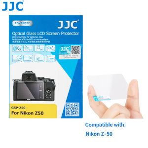 JJC Anti-Scratch Tempered Glass LCD Screen Protector for Nikon Z50 z50 Camera HD Clear Bubble-Free Tempered Glass Screen Shield