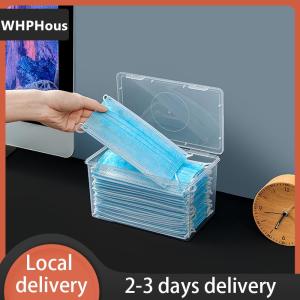 [COD] WHPHous Ship within 24 hours Mask Storage Box Wet Tissue Box Baby Wipes Dispenser Holder Household Dust-proof Tissue Box With Lid Kitchen Seal Container