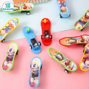 Set 10 đồ chơi ván trượt mini bằng nhựa dễ thương cho bé chạy cót SamCos