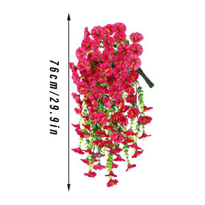 ดอกเทียม ไม่ซีดจางหรือเสียรูปง่าย ตกแต่งดอกไม้ วัสดุคุณภาพสูง เพิ่มชีวิตชีวา อุดมสมบูรณ์