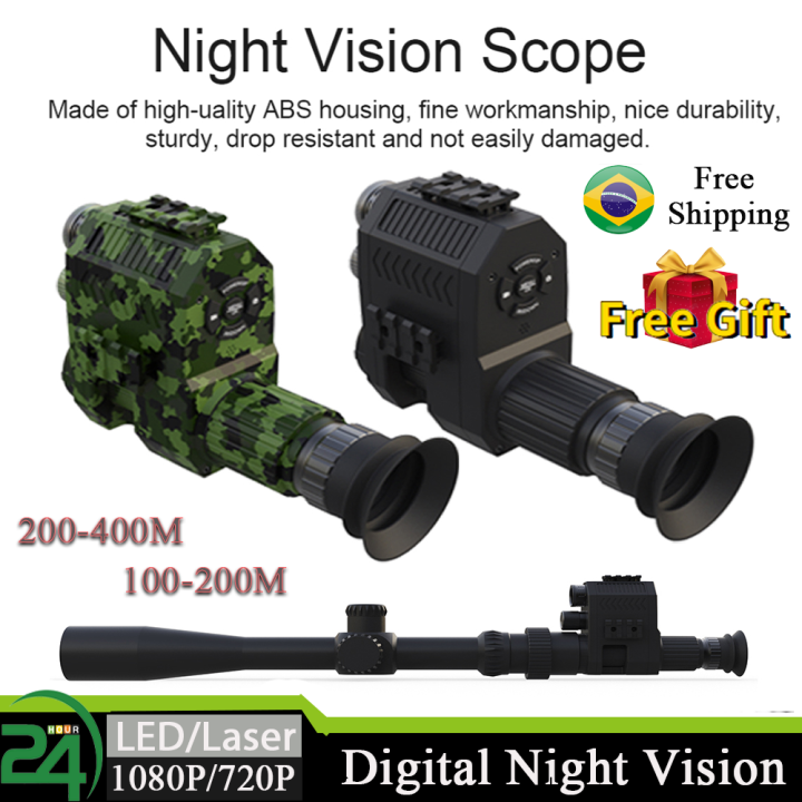 Megaorei Digital Night Vision Scope Monocular 1080P 200-400M Travel ...