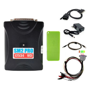 Original SM2 Pro J2534 VCI ECU Programmer Read&Write ECU PCM 67 IN 1 FLASH EEPROM 3 LED LIGHTS Boot Bench DB25 Pinout Cable