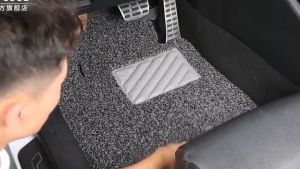 Floor Mat Single Cover Carpet Front Left Driver Seat Customizable Cuttable Foot Pads Anti Slip