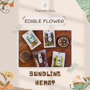 Edible Flower Bundling: Teh Bunga Telang / Chamomile / Rosella / Krissan