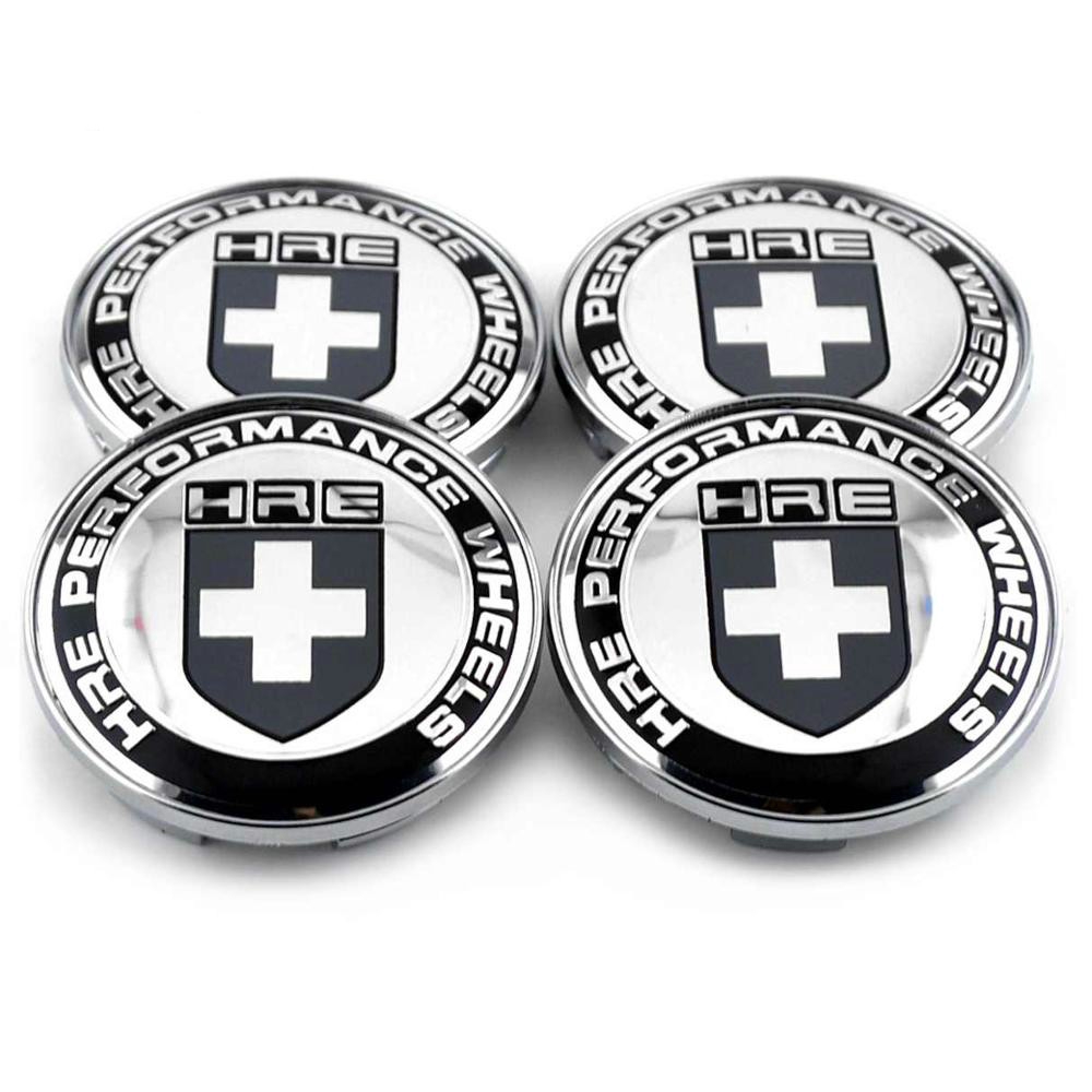 4x 68mm HRE Nabendeckel Radkappen