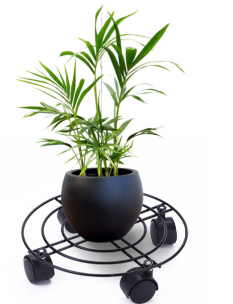 Giá đỡ cây bằng kim loại có bánh xe-bệ đỡ chậu hoa tiện dụng-bệ đỡ chậu ...